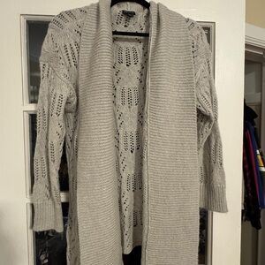 Torrid Light Gray Knit Cardigan